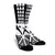 Hawaii Polynesian Kanaka Kakau Crew Socks - Alan Style White - AH - Polynesian Pride