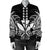 Hawaii Polynesian Kanaka Kakau Bomber Jacket - Alan Style White - AH - Polynesian Pride