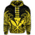 Hawaiian Polynesian Kanaka Kakau Hoodie Alan Style Yellow - Polynesian Pride