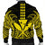 Hawaii Polynesian Kanaka Kakau Bomber Jacket - Alan Style Yellow - AH - Polynesian Pride