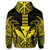 Hawaiian Polynesian Kanaka Kakau Hoodie Alan Style Yellow - Polynesian Pride