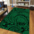 Hawaii Polynesian Maori Lauhala Green Area Rug - AH - Polynesian Pride