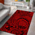 Hawaii Polynesian Maori Lauhala Red Area Rug - AH - Polynesian Pride