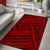 Hawaii Polynesian Nation Red Area Rug - AH - Polynesian Pride