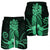 Hawaii Polynesian Pineapple Hibiscus Men's Shorts - Green - AH - Polynesian Pride