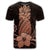 Hawaii Polynesian Pineapple Hibiscus T Shirt Orange - Polynesian Pride