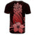 Hawaii Polynesian Pineapple Hibiscus T Shirt Red - Polynesian Pride