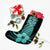 Hawaii Polynesian Pineapple Hibiscus Christmas Stocking - Turquoise - AH - Polynesian Pride