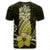 Hawaii Polynesian Pineapple Hibiscus T Shirt Yellow - Polynesian Pride