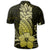 Hawaii Polynesian Pineapple Hibiscus Polo Shirt Yellow - Polynesian Pride