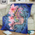 Hawaii Polynesian Pink Hibiscus Seahorse Premium Blankets - AH - Polynesian Pride