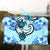 Hawaii Polynesian Plumeria Hibiscus Turtle Hooded Blanket - AH - Jack Style - Blue - Polynesian Pride