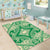 Hawaii Polynesian Plumeria Mix Green Area Rug - AH - Polynesian Pride