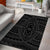 Hawaii Polynesian Seamless Gray Area Rug - AH - Polynesian Pride