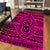 Hawaii Polynesian Seamless Pink Area Rug - AH - Polynesian Pride