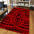 Hawaii Polynesian Seamless Red Area Rug - AH - Polynesian Pride