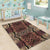 Hawaii Polynesian Symmetry Brown Area Rug - AH - Polynesian Pride