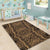 Hawaii Polynesian Symmetry Gold Area Rug - AH - Polynesian Pride