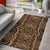 Hawaii Polynesian Symmetry Gold Area Rug - AH - Polynesian Pride