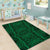 Hawaii Polynesian Symmetry Green Area Rug - AH - Polynesian Pride