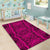 Hawaii Polynesian Symmetry Pink Area Rug - AH - Polynesian Pride