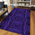 Hawaii Polynesian Symmetry Violet Area Rug - AH - Polynesian Pride