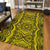 Hawaii Polynesian Symmetry Yellow Area Rug - AH - Polynesian Pride