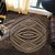 Hawaii Polynesian Tatau Gold Round Carpet - AH - Polynesian Pride