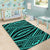 Hawaii Polynesian Tatau Turquoise Area Rug - AH - Polynesian Pride