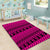 Hawaii Polynesian Tattoo Tribal Pink Area Rug - AH - Polynesian Pride