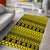 Hawaii Polynesian Tattoo Tribal Yellow Area Rug - AH - Polynesian Pride