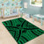 Hawaii Polynesian Tradition Green Area Rug - AH - Polynesian Pride