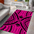 Hawaii Polynesian Tradition Pink Area Rug - AH - Polynesian Pride