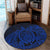 Hawaii Polynesian Turtle Round Carpet - Blue - AH - Polynesian Pride