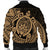 Hawaii Polynesian Turtle Bomber Jacket - Gold - AH - Polynesian Pride