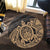 Hawaii Polynesian Turtle Round Carpet - Gold - AH - Polynesian Pride