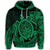 Hawaiian Polynesian Turtle Hoodie Green - Polynesian Pride