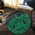 Hawaii Polynesian Turtle Round Carpet - Green - AH - Polynesian Pride