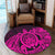 Hawaii Polynesian Turtle Round Carpet - Pink - AH - Polynesian Pride