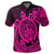 Hawaii Polynesian Turtle Polo Shirt Pink - Polynesian Pride