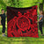 Hawaii Polynesian Turtle Premium Quilts - Red - AH Black - Polynesian Pride