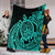 Hawaii Polynesian Turtle Premium Blankets - Turquoise - AH - Polynesian Pride