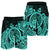 Hawaii Polynesian Turtle Men's Shorts - Turquoise - AH - Polynesian Pride