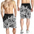 Hawaii Polynesian Turtle Men's Shorts - White - AH - Polynesian Pride