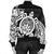 Hawaii Polynesian Turtle Bomber Jacket - White - AH - Polynesian Pride