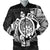 Hawaii Polynesian Turtle Bomber Jacket - White - AH Black Unisex - Polynesian Pride