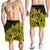 Hawaii Polynesian Turtle Men's Shorts - Yellow - AH - Polynesian Pride