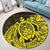 Hawaii Polynesian Turtle Round Carpet - Yellow - AH - Polynesian Pride