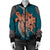 Hawaii Polynesian Turtle Hibiscus Bomber Jacket - AH - Polynesian Pride