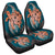 Hawaii Polynesian Turtle Hibiscus Car Seat Covers - AH Universal Fit Black - Polynesian Pride